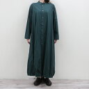 セールgrin染めブロード バルーンシャツワンピース8244O-002グリン MADE IN JAPAN(日本製)