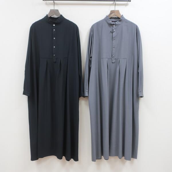 セールGRANDMA MAMA DAUGHTER　toro★タックフリルネックワンピース　TE2433861(グランマ ママ ドーター)　MADE IN JAPAN(日本製) cansas-10047625 cansasキャンサス サンプル画像3
