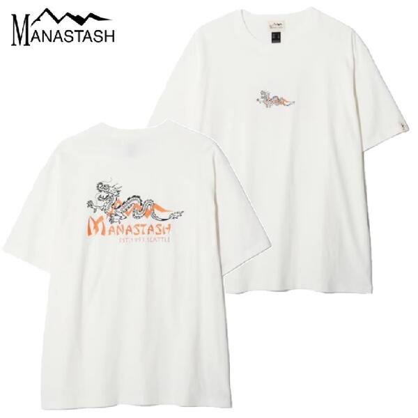 セールMANASTASH ドラゴン柄バックプリントTシャツDRAGON TEE 7924134015 (マナスタッシュ)