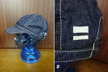 桃太郎ジーンズ デニムメカニックキャップ SJ015★MOMOTARO JEANS(モモタロウジーンズ) MADE IN JAPAN(日本製)