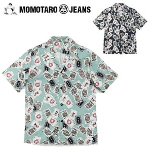 Ϻ ȥϥ磻󥷥(ϥ)ꥸʥ륰եåORIGINAL CARDS DESIGN HAWAIIAN SHIRTS MSS1010M31 MOMOTARO JEANSʥ⥿󥺡(MADE IN JAPAN)