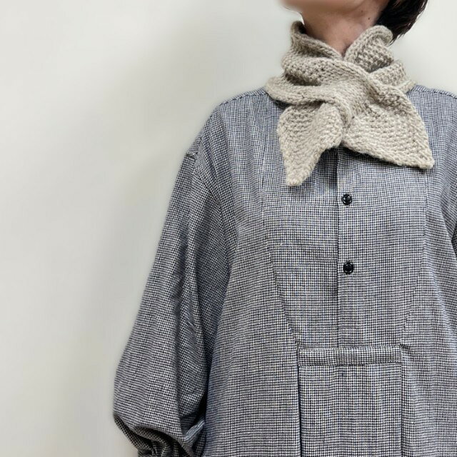 HTSライス ステッチ ループ スカーフ(マフラー)BNHT2451 RICE STITCH LOOP SCARF[エイチティーエス・HARROW TOWN STORES・Narumi]