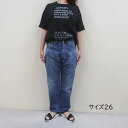 楽天cansasキャンサスORDINARY FITSルーズアンクルデニム　ユーズド★ OF-P108 LOOSE ANKLE DENIM/used（オーディナリーフィッツ）