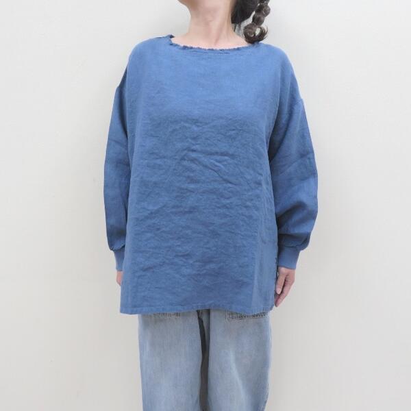 Long-Sleeved - LAITERIEレイトリーリユールリネン2ロングプルオーバー(ブラウス)LB-137-26 NOUVELLES DU PARADIS(パラディ) MADE IN JAPAN(日本製)