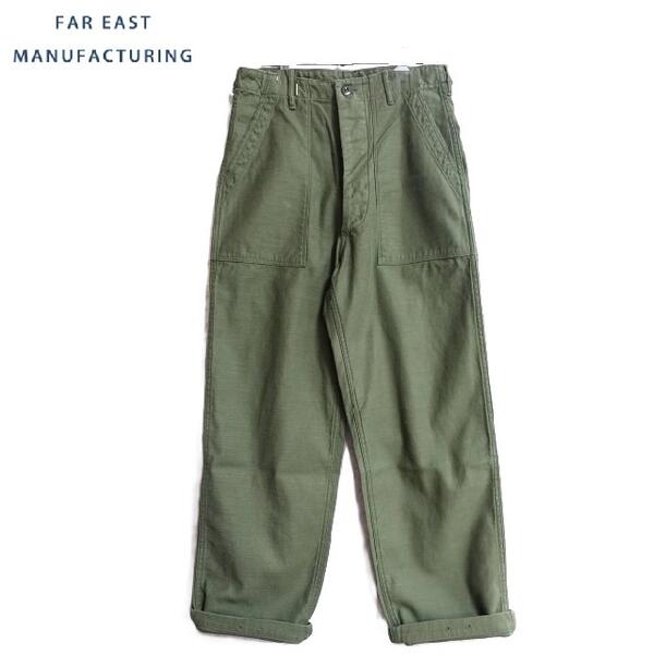 FAR EAST MANUFACTURING ユーティリティーパンツ(ベイカーパンツ)UTILITY PANT FEM-001★ファーイーストマニュファクチャリング MADE IN JAPAN日本製（RESOLUTリゾルト）