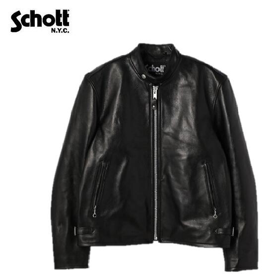 楽天市場】schott シングルライダースジャケット(メンズ 楽天市場】schott シングルライダースジャケット(メンズ