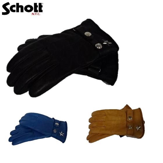 Schottワンスターウィンターグローブ(ショート) ONE STAR WINTER GLOVE/SHORT☆3149026ショット(レザーグローブ)手袋7824970002【ラクーポン対象外】