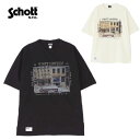 セールSchott 「PHOTO」プリントTシャツS/S T-SHIRT フォトプリント 7823134038 ショット