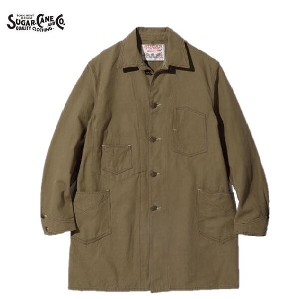 SUGAR CANE FICTION ROMANCE 10󥹥å10oz. KHAKI DUCK WORK COAT SC15522ʥ奬Υ󥿡ץ饤MADE IN JAPAN