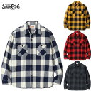 SUGAR CANE 2025ツイルチェックワークシャツ バッファローチェックTWILL CHECK L/S WORK SHIRT SC29557(シュガーケーン 東洋エンタープライズ)MADE IN JAPAN(ネルシャツ)日本製