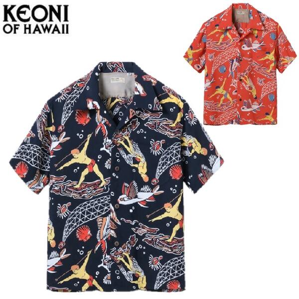 KEONI of Hawaii ϥġWAIKIKI REEFby JOHN MEIGS֥󡦥ᥤSS39134˥֥ϥ磻(󥵡SUNSURF)MADE IN JAPAN