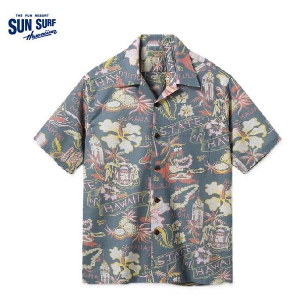 サンサーフ　レギュラー　ss31585 L 楽天市場】SUN SURF サンサーフ（カラーグレー）（メンズファッション