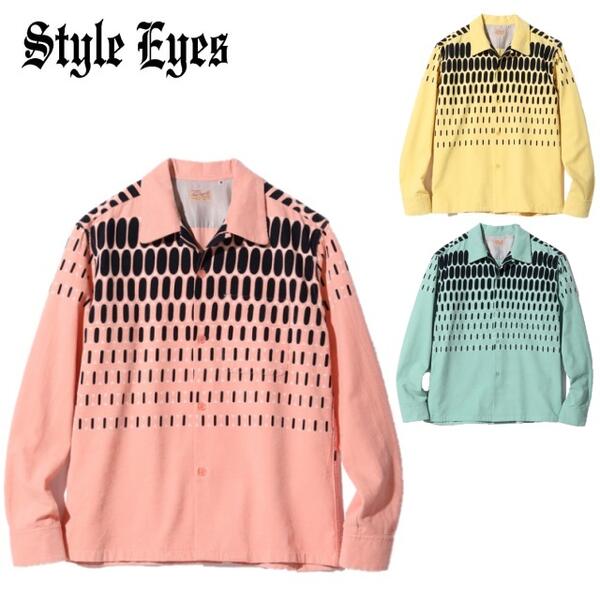 楽天cansasキャンサスセールSTYLE EYES 「ELVIS DOT」エルビスドットコーデュロイスポーツシャツMid 1950s Style Corduroy Sports Shirt SE29169スタイルアイズ（東洋エンタープライズ）MADE IN JAPAN（日本製）