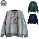 Whitesville「OMAHA BENSON」プリント両Vスウェットシャツ(日本製) SWEAT SHIRT W/PRINT WV69252(ホワイツビル)MADE IN JAPAN