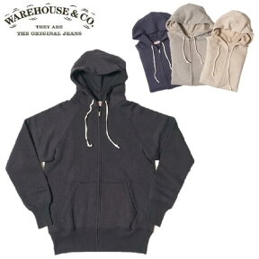 WAREHOUSE (2023)Lot.451 ラグランフリーダムフルジップフードRAGLAN FREEDOM FULL-ZIP FOOD WHSW-19AW027(ZIPスウェットパーカー)（ウエアハウス）WARE HOUSE【ウェアハウス】