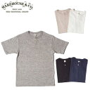 WAREHOUSE (2023)Lot 4082(無地)1ボタンヘンリーネックTシャツ1button Henley WHTS-20SU027（ウエアハウス）WARE HOUSE【ウェアハウス】