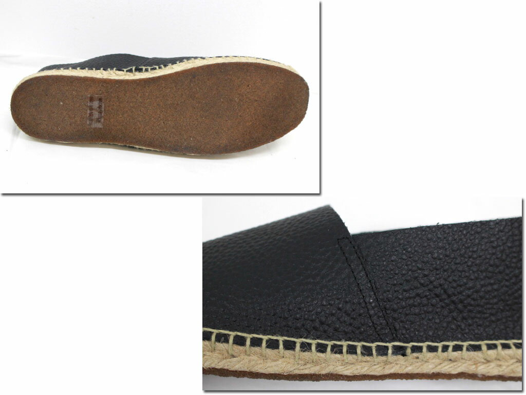●koos　【コース】　　ESPADRILLA-FG　レザーフラットシューズ　スリッポン