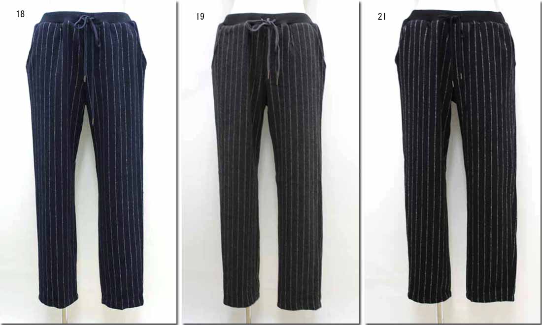 乐天商城 - ●ZAMPA【ザンパ】リブ使いイージーパンツZ42232