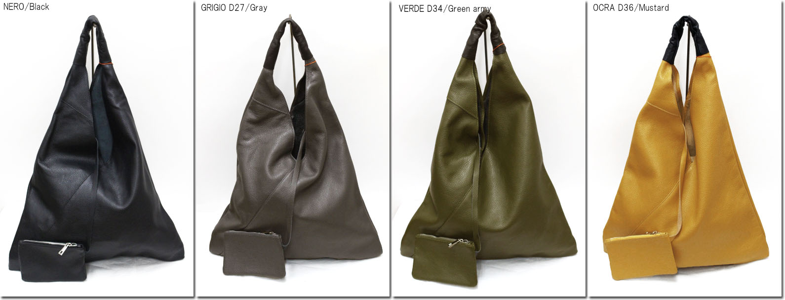 乐天商城 - ●andrea　cardone【アンドレアカルドネ】　Little　Unlined　Soft　Shoulder　bag　しソフトショルダーバッグ　ミニポーチ付き　96-AND-3047-032