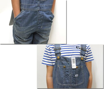 ●『定番商品』Lee 【リー】★130〜160サイズ ボーイズオーバーオール キッズ 子供 61537