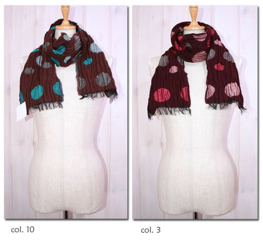 ●E.T.C. made in France ドットマフラー GUI-173078-92 ●E.T.C. made in France ドットマフラー GUI-173078-92