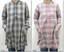 ●(Rakupon対象外)Brocante 【ブロカント】 チェックロングシャツ 38-120O(4)