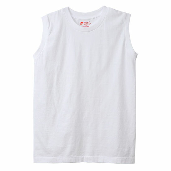 ●Hanes　　【ヘインズ】★2枚組み　スリーブレスTシャツ 5.3oz ジャパンフィット　タンクトップ　HW5317