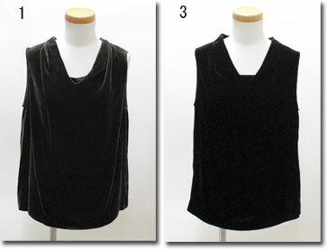 ●LOUNIE　【ルーニィ】　ベルベット抜け衿ブラウス　16511353