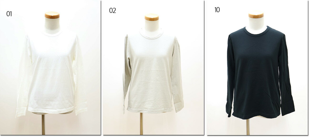 Rakuten - ●prit　【プリット】　30/1リサイクルムラ糸天竺　クルーネック 　ロンT　P91566