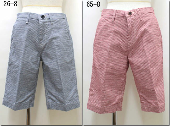 ●(Rakupon対象外)Brocante 【ブロカント】 千鳥ショートパンツ 35-038T