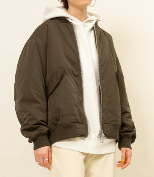 楽天CANSASS　jeans●Johnbull　【ジョンブル】　ボア　リバーシブルミリタリー　MA-1　ジャケット　ブルゾン　AL042