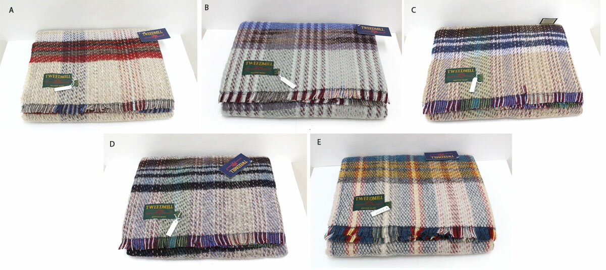 ツイードミル ブランケット ●TWEEDMILL　【ツイードミル】RANDOM ALL WOOL PICNIC RUG ランダム　オール　ウール　ピクニック　ラグ　120×150　チェック　アウトドア　キャンプ　ブランケット　イングランド製