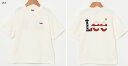 ●Lee　【リー】　キッズ　パターン　ロゴ　バッグプリントTEE　　Tシャツ　　LK0747