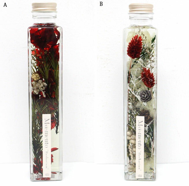 ●Moemento 【モエメント】 ハーバリウム ハーバリュウム Herbarium ギフト 母の日 引っ越し 出産 結婚 ホワイトデー お祝い M-01NM