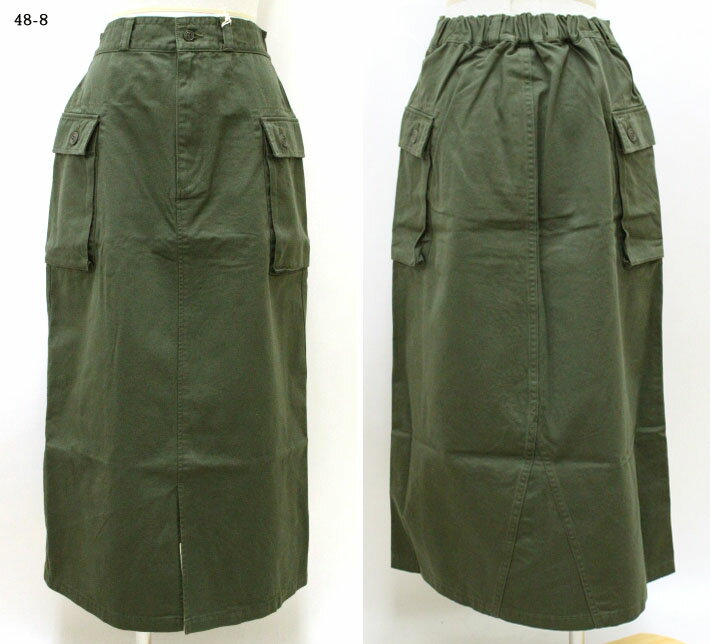Rakuten - ●（Rakupon対象外）D.M.G.　【ドミンゴ】　20/10ツイル　 ミリタリー　スカート　17-466T　17-0466T