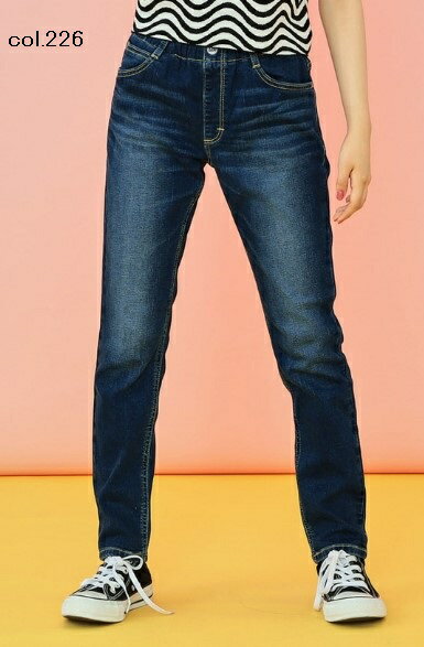 ●Lee　【リー】　ストレッチストレートデニム　ジーンズ　（100〜150cm）　キッズ　子供　LK1400