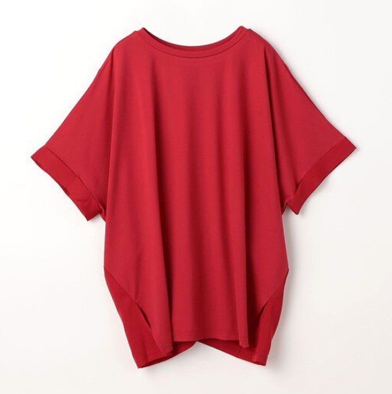 樂天商城 - ●nicole　white【ニコルホワイト】　異素材切り替えボックスTEE　4WAYボックス　半袖Tシャツ　3205-9014