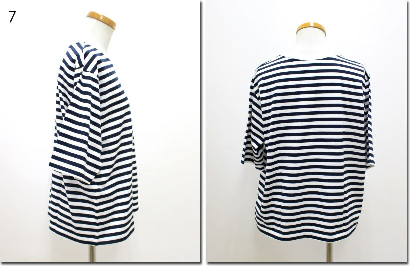 ●nachukara　【ナチュカラ】　天竺ボーダー　クルーネックTシャツ　nk338271 2