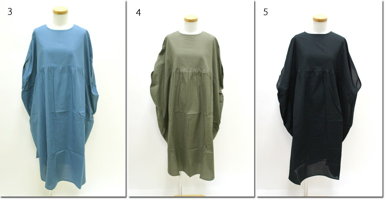 ●nachukara　【ナチュカラ】　60ローン　サークルギャザーワンピース　nk445531