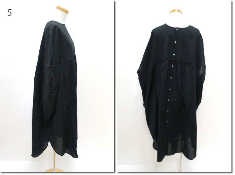 ●nachukara　【ナチュカラ】　60ローン　サークルギャザーワンピース　nk445531