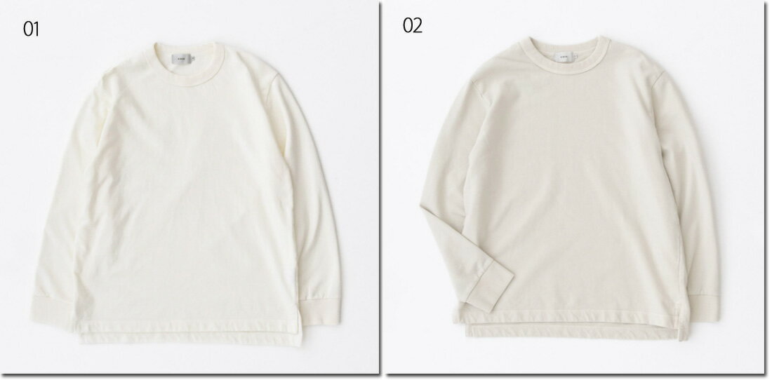 Rakuten - ●RINEN　【リネン】　20/1オーガニック裏毛　クルーネック　プルオーバー　R17501