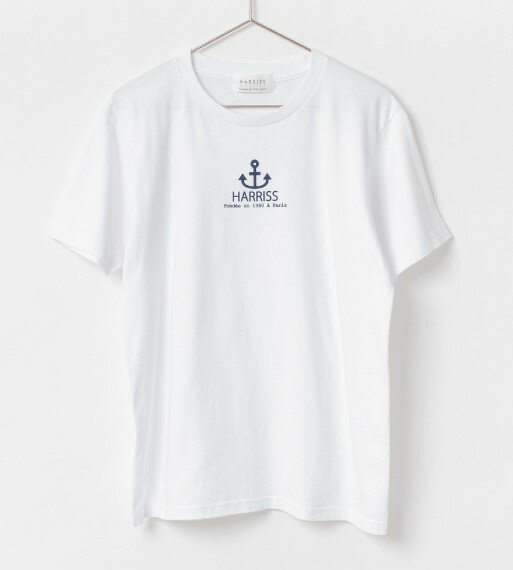 ●HARRISS 【ハリス】 オリジナルプリント半袖Tシャツ マリーン FK241-31273