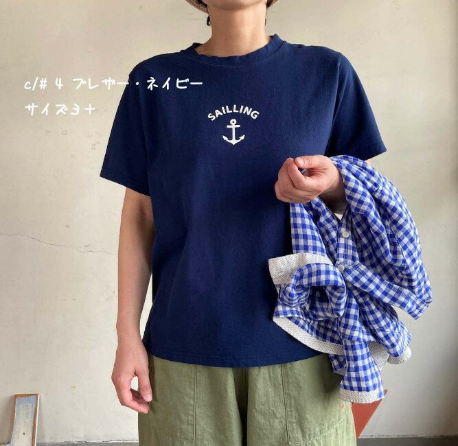 ●快晴堂　　サイズ3＋　サイズ5＋　HAYATE　セーリングTシャツ　半袖Tシャツ　プリント　　41C-27