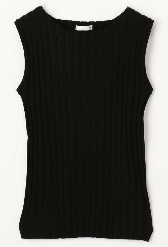 ●nicole white【ニコルホワイト】 リブニットタンクトップ 4105-6202