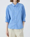 ●MACPHEE 【マカフィー】 コットンブロード ドルマンスリーブシャツ ストライプ 12-01-52-01402/12015201402(4)