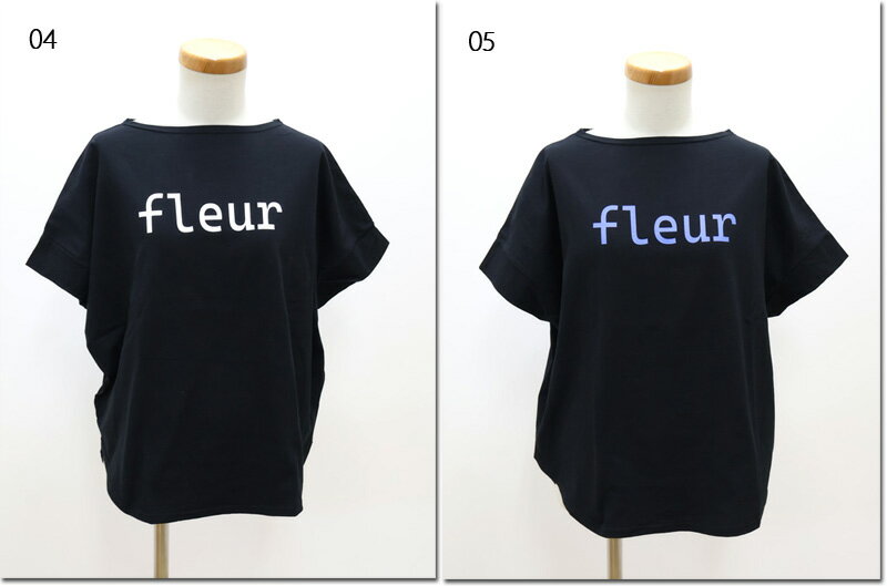 Rakuten - ●naru　【ナル】　ラスティック天竺　fleurプリントTシャツ　　664005