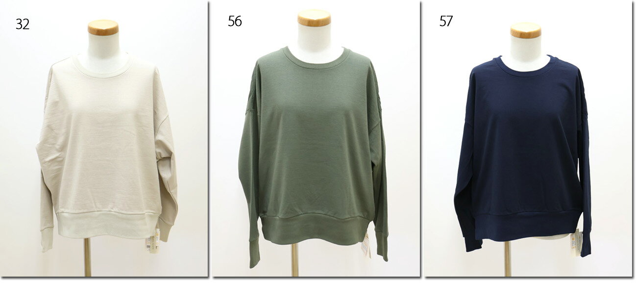 ●Leshyforest【レーシーフォレスト】　ランダムフレンチテリー　クルーネックプルオーバー　3530-201-16