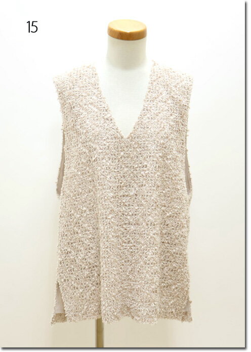 ●cafune　【カフネ】　フェザーチュールモール　Vネッ