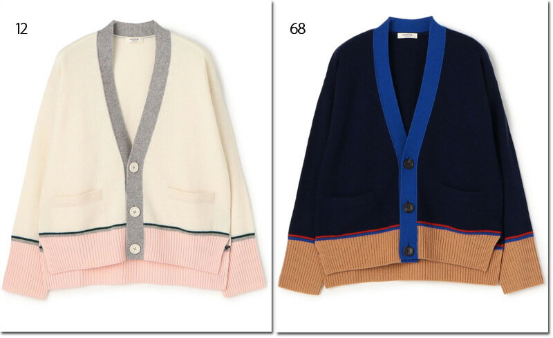 ●MACPHEE 【マカフィー】 NZ LAMBS Vネックカーディガン 12-02-54-02205/12025402205