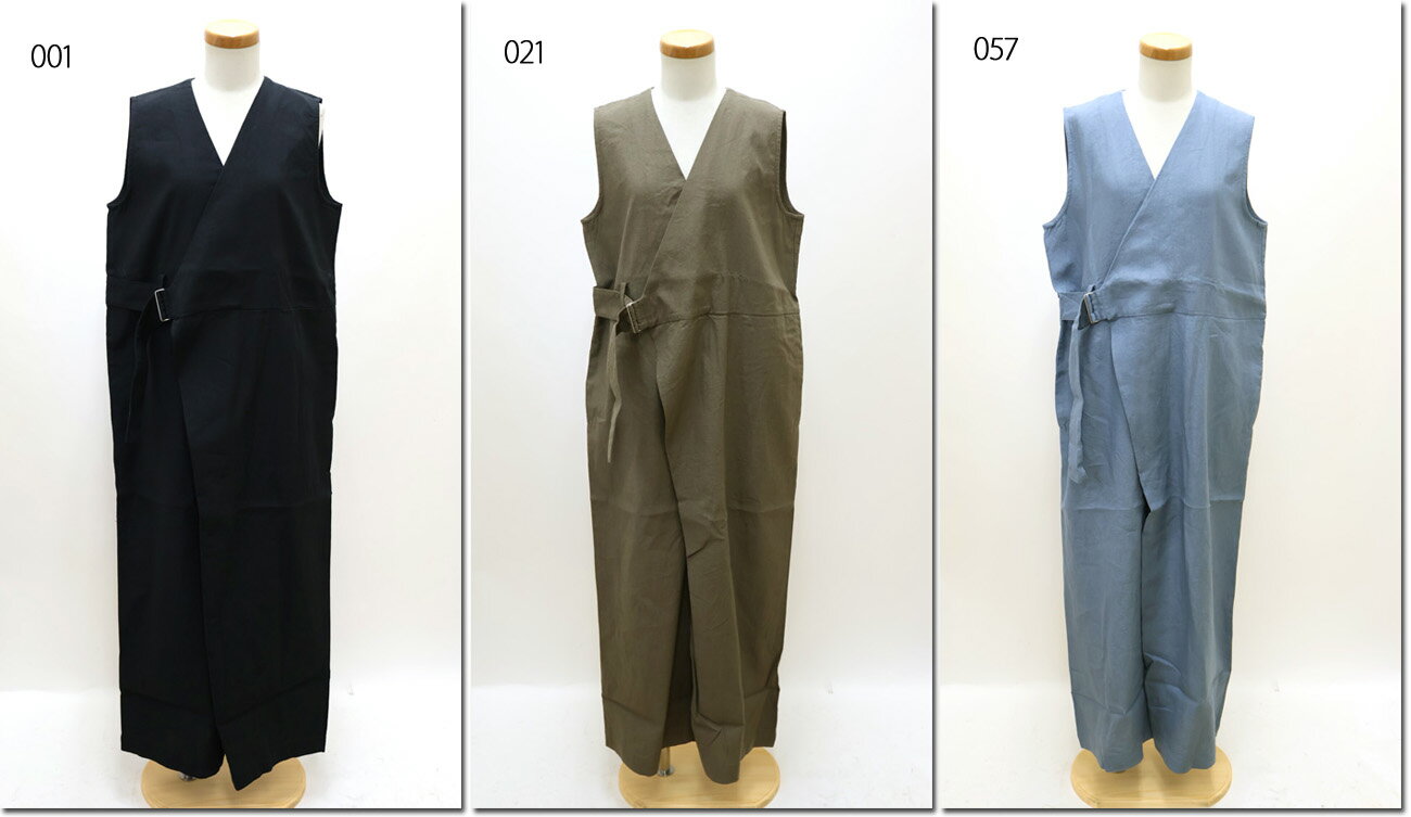 UNIVERSAL TISSU ストライプ フリルスリーブサロペットパンツ UNIVERSAL TISSU ストライプ フリルスリーブサロペットパンツ